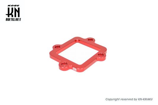 アルミCNCリードスペーサー5mm【ヤマハ横型E/G 50/90/100cc系】レッド