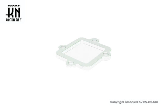 アルミCNCリードスペーサー5mm【ヤマハ横型E/G 50/90/100cc系】シルバー