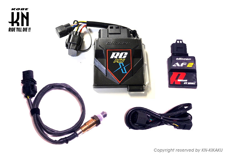 aRacer(アレーサー)【RC MiniX コンプリートECU】+【AF2 ワイドバンドO2センサーLSU4.9付属 空燃比モジュール】マジェスティS(前期)/SMAX155(前期)　