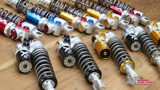 SHARKFACTORY X2ST/X2EST/X2HLST 複筒式リアサスペンション【カラー/スペックオーダー見積り】