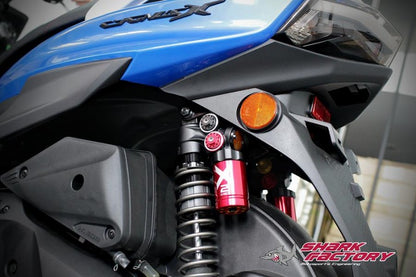 SHARKFACTORY X2ST/X2EST/X2HLST 複筒式リアサスペンション【カラー/スペックオーダー見積り】