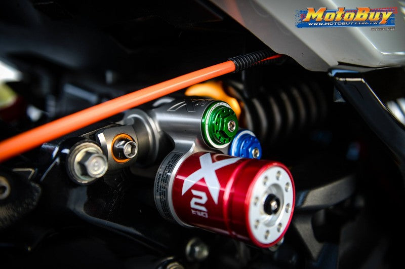 SHARKFACTORY X2SMAX/FORCE/DRG 高性能リアサスペンション【カラー/スペックオーダー見積り】