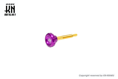 アルミCNCアイドルスクリュー【パープル】ビッグキャブ用