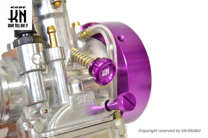 アルミCNCアイドルスクリュー【パープル】ビッグキャブ用