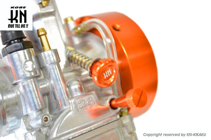 アルミCNCアイドルスクリュー【オレンジ】ビッグキャブ用