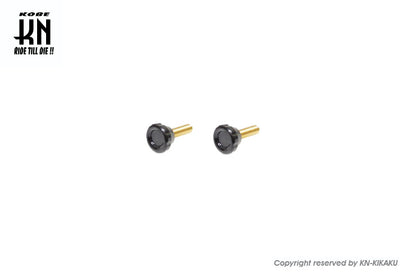 アルミCNCトップカバースクリュー【ブラック】ビッグキャブ用