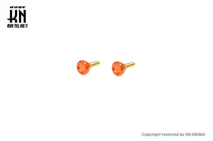 アルミCNCトップカバースクリュー【オレンジ】ビッグキャブ用