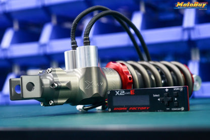 SHARKFACTORY X2E TMAX2017/MT-09 高性能電制リアサスペンション【カラー/スペックオーダー見積り】