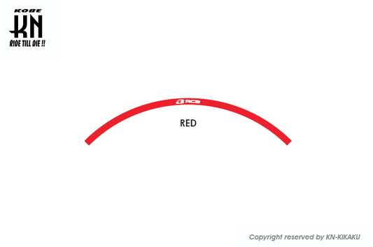 RCB リムステッカー【17インチ】レッド【リフレクタータイプ】