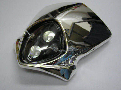 モトクロスカウル　縦目2灯 【シルバーメッキ】