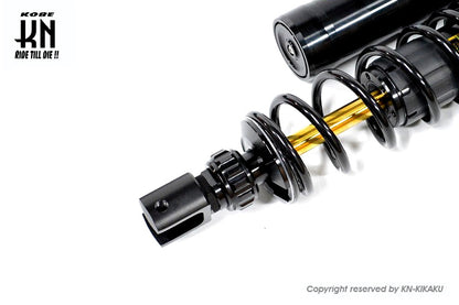 RCB 330mm リアショック【NMAX125/155】VSシリーズ【プレミアムブラック】