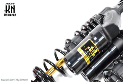 RCB 330mm リアショック【NMAX125/155】VSシリーズ【プレミアムブラック】