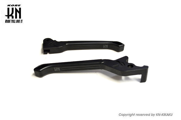 KNデュアルカラーレバー2【アドレスV125】マットブラック/ブラック