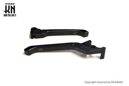 KNデュアルカラーレバー2【アドレスV125】マットブラック/ブラック