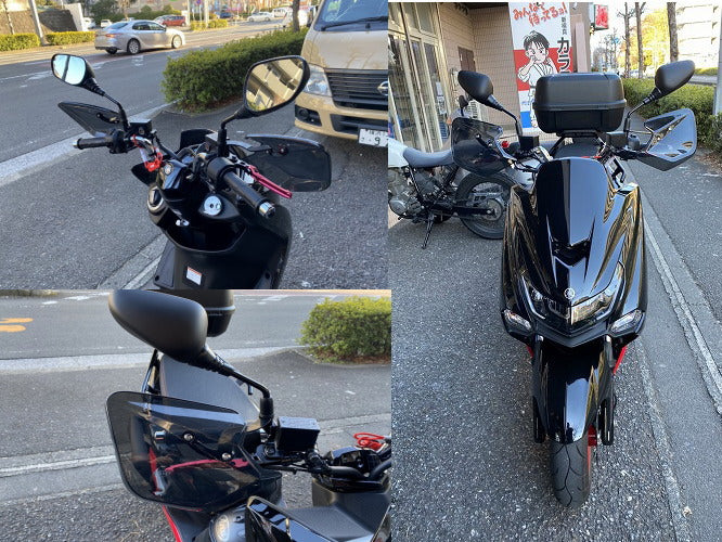 汎用ナックルバイザー【ミラー穴固定タイプ】