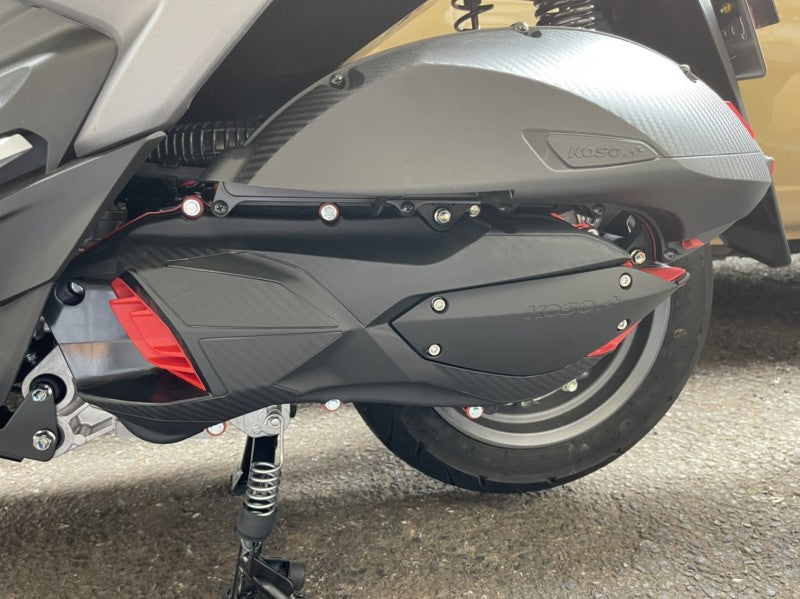 KOSO クランクケースカバー【シグナスGRYPHUS(6型)/BWS125(3型)/NMAX125/155(2型/V2)】レッド