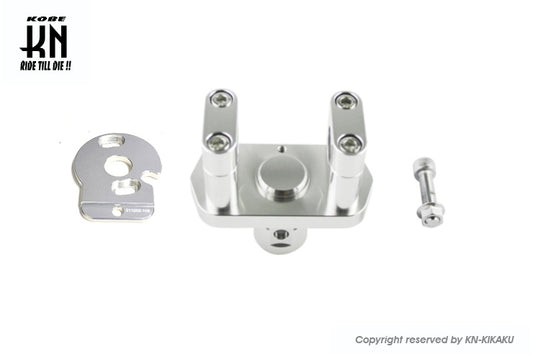 NCY ハンドルポスト+メーターブラケット【ZOOMER/AF58】KN企画別注セット【シルバー】