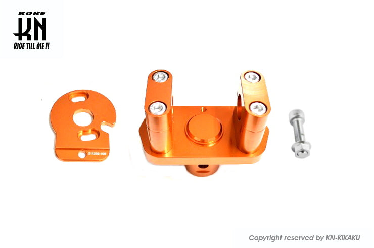 NCY ハンドルポスト+メーターブラケット【ZOOMER/AF58】KN企画別注セット【オレンジ】