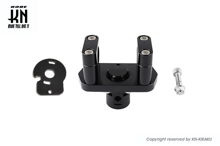 NCY ハンドルポスト+メーターブラケット【ZOOMER/AF58】KN企画別注セット【ブラック】