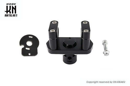 NCY ハンドルポスト+メーターブラケット【ZOOMER/AF58】KN企画別注セット【ブラック】