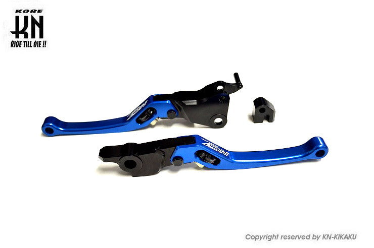 NCY 調整式ブレーキレバー【シグナス6型グリファス/GRYPHUS/UBS】ブルー