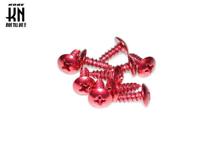 アルミタップスクリュー 4mm 【レッド】