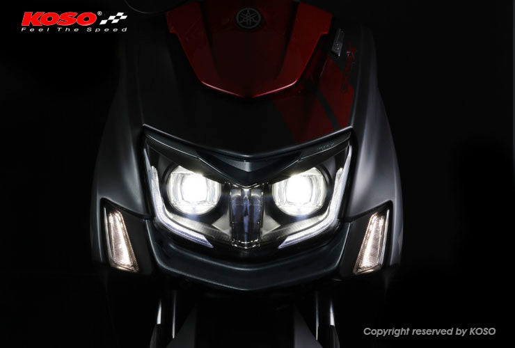 KOSO LEDプロジェクターヘッドライト シグナスX5型【B8S/B2J】