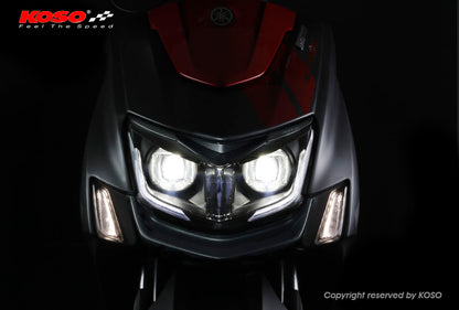KOSO LEDプロジェクターヘッドライト シグナスX5型【B8S/B2J】