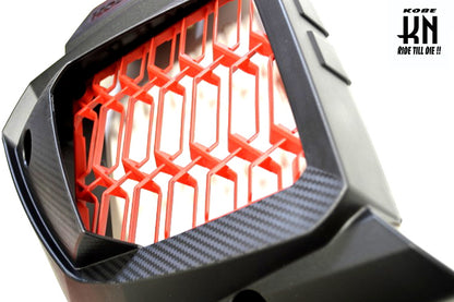 KOSO ラジエーターカバー【マジェスティS/SMAX/FORCE155】レッド