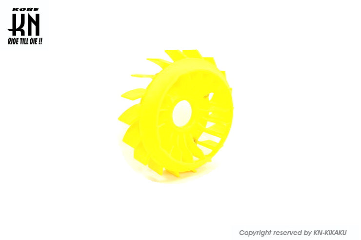 MOS 2020年モデル カラー軽量クーリングファン【シグナスX/BWS125/R/X】イエロー