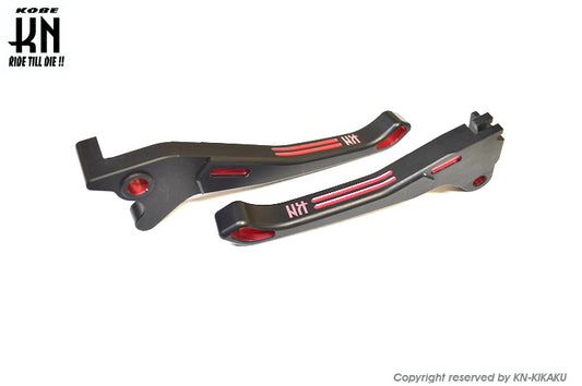 デュアルカラーレバーディスク2【ライブディオ/SR/ZX AF35】マットブラック/レッド