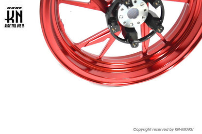 MOS 鍛造アルミホイール前後セット【FF-05】マジェスティS/SMAX/FORCE【レッド】