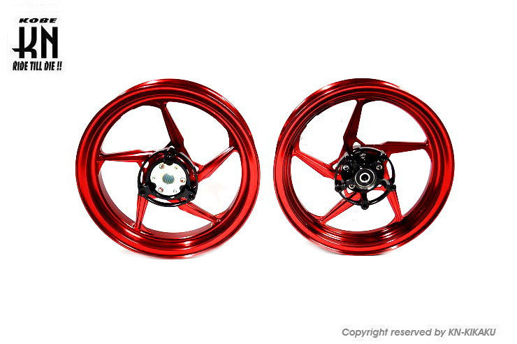 MOS 鍛造アルミホイール前後セット【シグナスX 4/5型】レッド【XR-05】