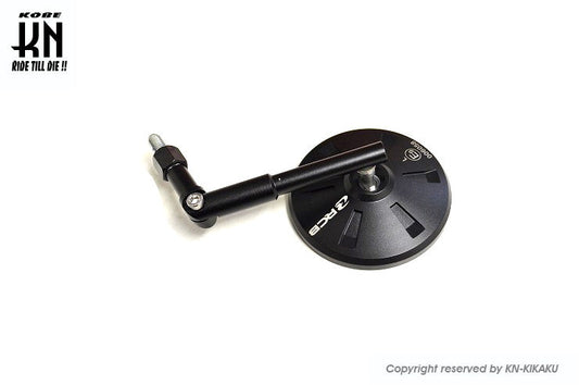 RCB ALLOYバックミラー用コンバージョンショートステー【アルミCNC/ブラック】1本