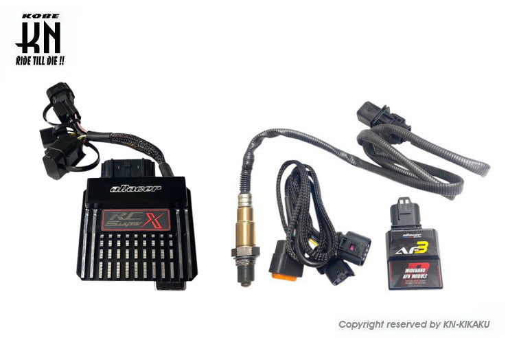 aRacer(アレーサー)【RC SuperX コンプリートECU】+【AF3 ワイドバンドO2センサーLSU4.9付属 空燃比モジュール】YZF-R125/XSR125/MT125国内仕様