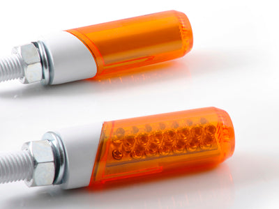 汎用LED円柱形ミニランプ 【STARTECH】 オレンジレンズ/ホワイトボディー