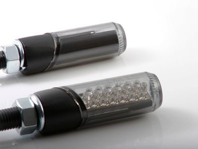 汎用LED円柱形ミニランプ 【STARTECH】 スモークレンズ/ブラックボディー