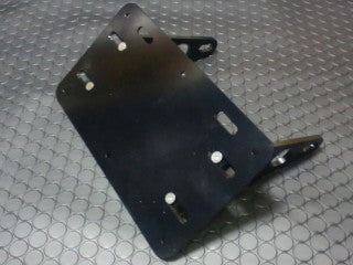 汎用アルミ削り出し ナンバーステー【ブラック】