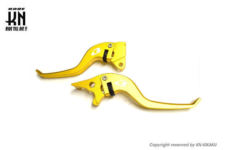 RCB 調整式ブレーキレバー【E-PLUS】【PCX125/150,ZOOMER-X】ゴールド