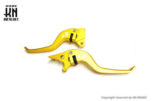 RCB 調整式ブレーキレバー【E-PLUS】【PCX125/150,ZOOMER-X】ゴールド