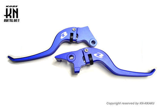 RCB アルミ調整式ブレーキレバー【GSX125/150】ALLOYレバー【ブルー】