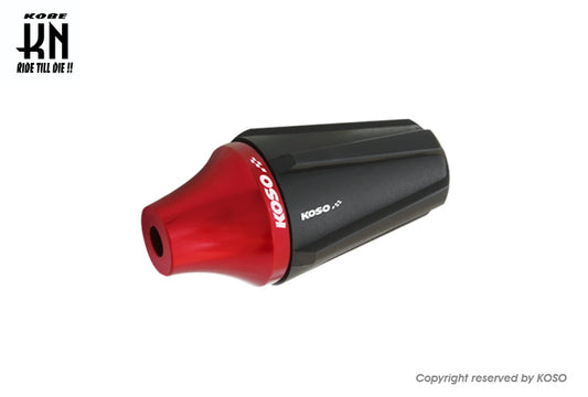 KOSO 汎用マフラースライダー 【レッド】