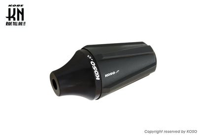 KOSO 汎用マフラースライダー 【ブラック】