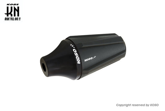 KOSO 汎用マフラースライダー 【ブラック】
