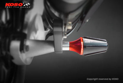 KOSO 汎用マフラースライダー 【ブラック】