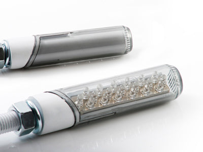 汎用LED円柱形ミニランプロング 【STARTECH】 スモークレンズ/ホワイトボディー