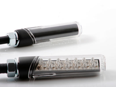 汎用LED円柱形ミニランプロング 【STARTECH】 クリアーレンズ/ブラックボディー