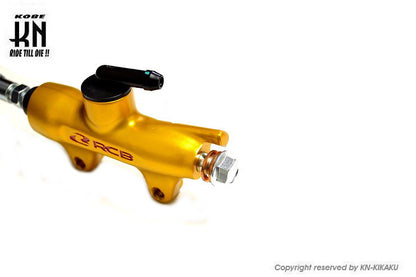 RCB リアブレーキポンプマスターシリンダー【S1】14mm【ゴールド】