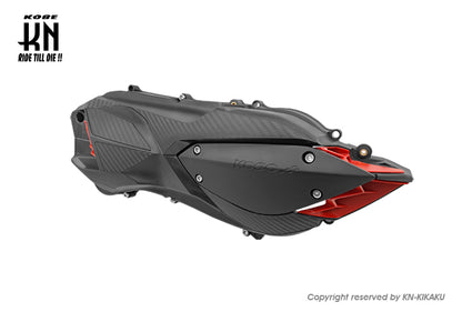 KOSO クランクケースカバー【シグナスGRYPHUS(6型)/BWS125(3型)/NMAX125/155(2型/V2)】レッド