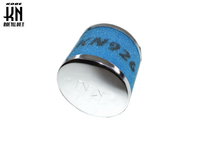 ノーマルキャブ用　KN926 汎用パワーフィルター 90度【ブルー】